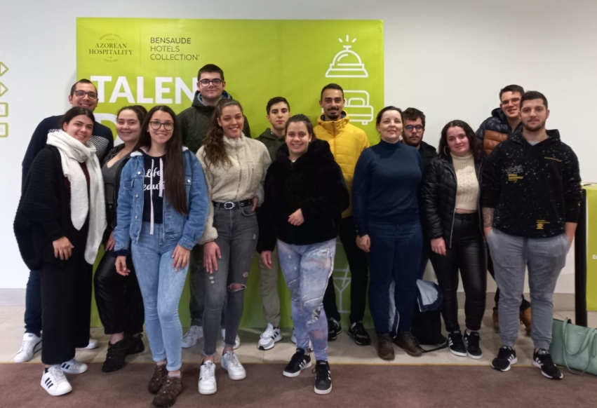 Os formandos finalistas dos cursos Técnico/a de Restaurante/Bar e Técnico/a de Cozinha/Pastelaria marcaram presença na iniciativa Talent Day.